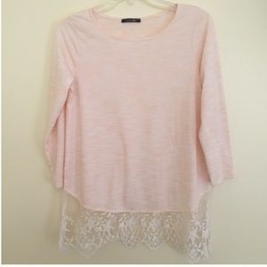 Stitch Fix Papermoon Lace Trim Shirt